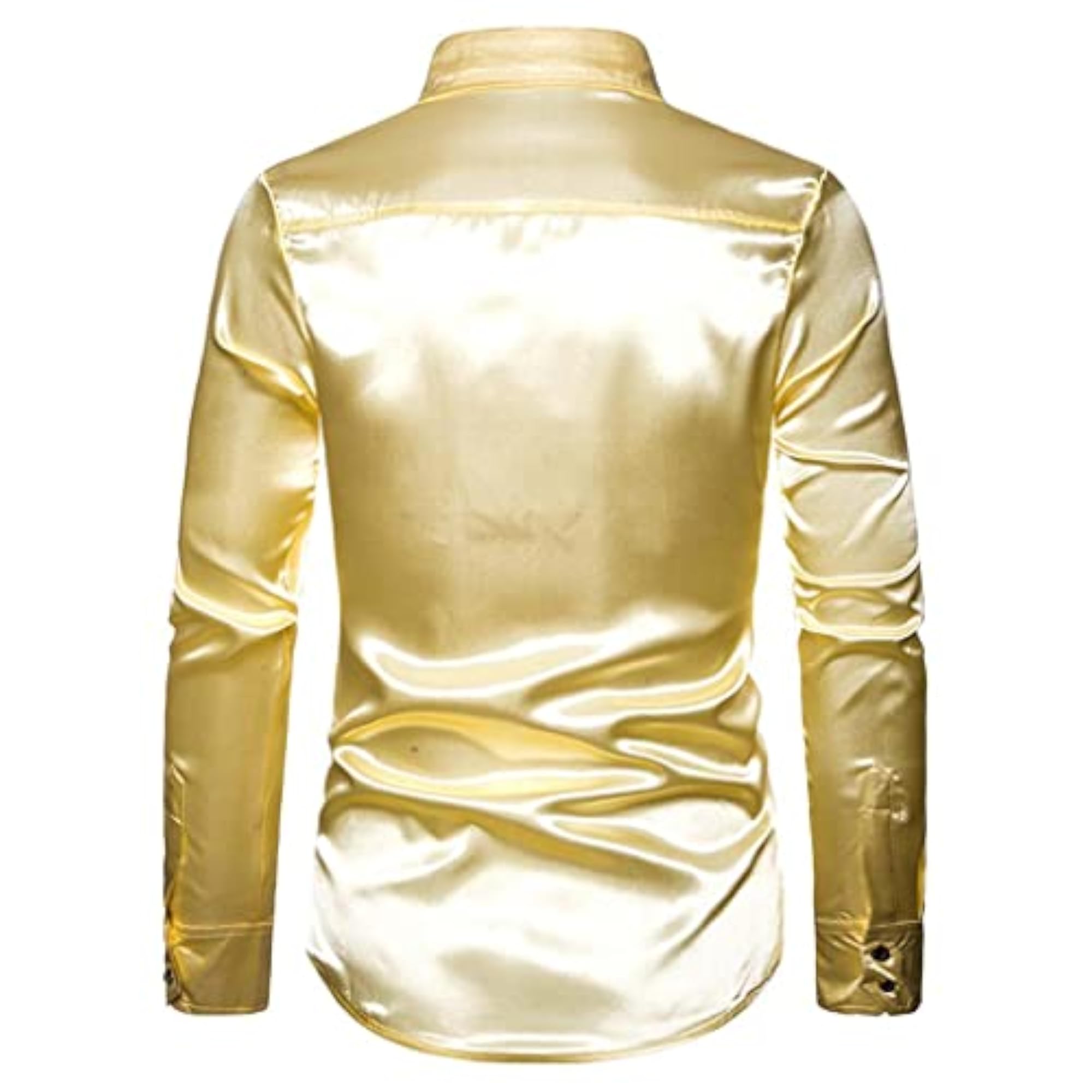 Men's Fashion Button Down Shirts with Sequins