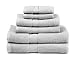 Premium Bamboo Cotton 6 Piece Towel Set (2 Bath Towels, 2 Hand Towels and 2 Washcloths) - Natural, Ultra Absorbent and Eco-Friendly (Blush)