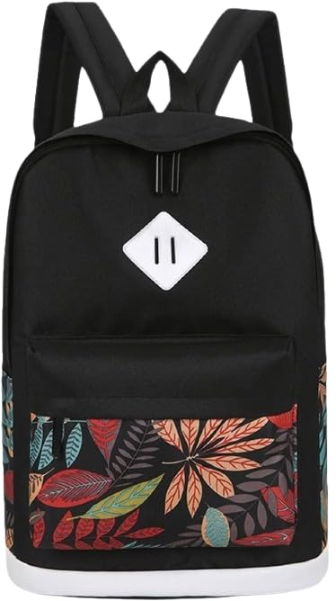 Women Stylish 22L Leaf Print BAG Leather Backpack for Women Elegant Backpack Purse Ladies Leather Shoulder Fitting Rakhi Gift for Sister, Mother Bhabhi-image-42