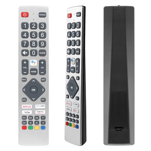 Infrarot-Ersatz für Sharp Smart TV Fernbedienung SHWRMC0133, YiBiChin IR Fernbedienung für Sharp Smart TVs 24BI6EA 32BI5EA 40BL2EA 40BN6EA 43BL5EA, kein Setup erforderlich (Keine Sprachfunktion)