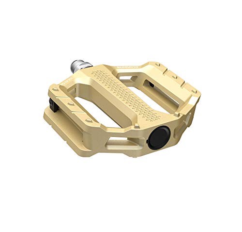 SHIMANO,One Size,EPDEF202K Pedals PD-EF202 MTB Flat Pedals, Gold