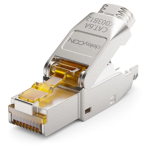HOOLNX Tool-Free RJ45 Connector, Tool-Free For Installation Cable CAT8 - View #4