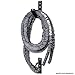 Meister Professional Sheathed Battle Rope for Strength & Conditioning Gym Workouts - 1.5