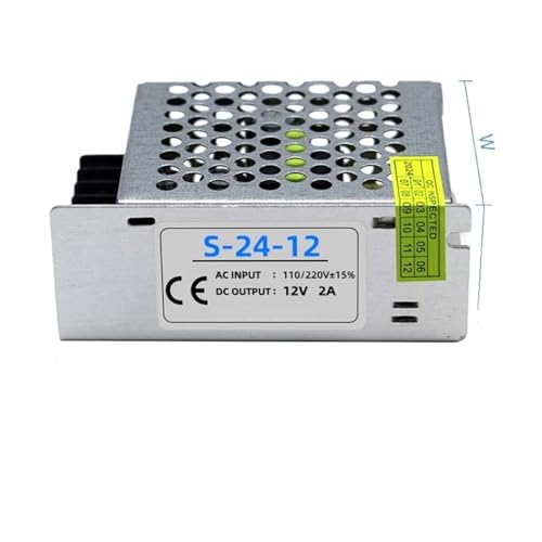 Transformateur LED 12V 2A anti-scintillement convertisseur de tension 24W stable