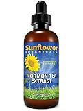 Mormon (Brigham) Tea Extract | 2 oz. Extra Large Size | Glass Dropper-Top Bottle | Vegan and Non-GMO | USA and cGMP-Compliant | Optimally Concentrated for Maximum Potency | All-Natural Herbal Tincture