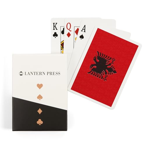 Baraja de Póker Albania Country Flag 52 Cartas