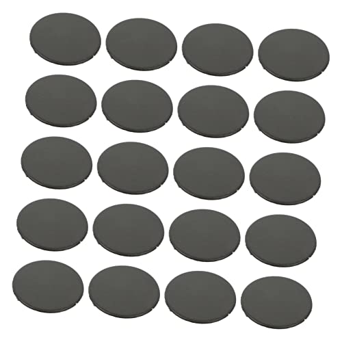 Yardenfun 20Pcs Plastic Plugs for Piggy Banks and Statues Round Lightweight Stoppers Safe and Reusable Bottom Plugs for Coin Saving Boxes and Plaster Dolls