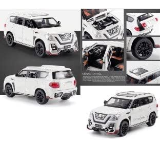 Image of 1:24 Scale Die-Cast 2022 Nisssan Patrol Large with 6 Openable Doors-Multicolor (Nisssan Potral)