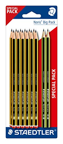 Staedtler Noris 120 BK12P2. Lápices madera certificada