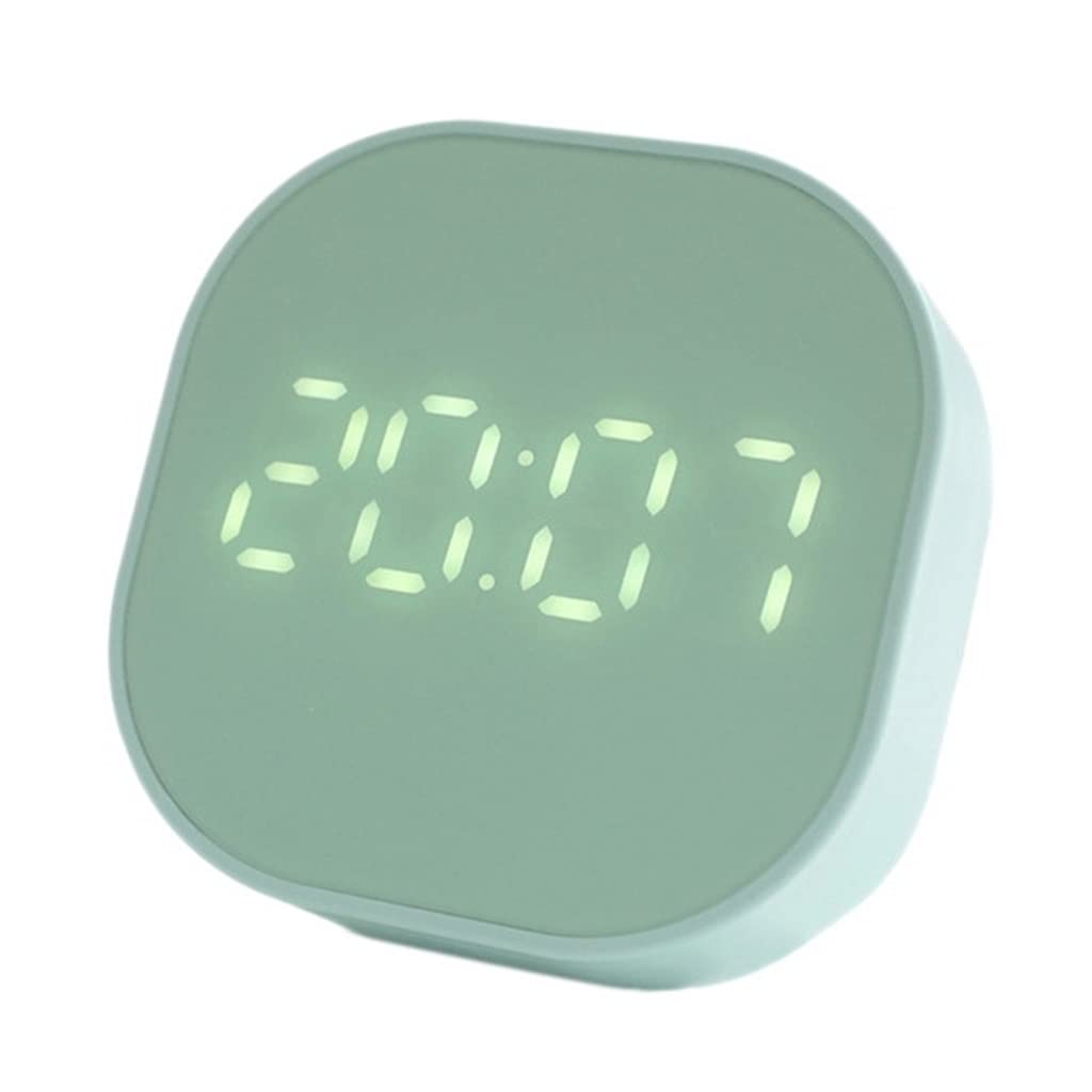 Reloj de Alarma Digital, batería DIRIGIÓ Relojes de Escritorio de cabecera con Temporizador de Cuenta Regresiva de Temperatura magnética for Cocina de Dormitorio(Blue,White)