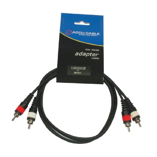 Accu Cable AC-R/1 Câble 2 x RCA mâle/2 x RCA mâle 1 m