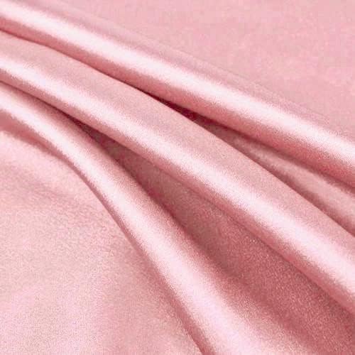 Payton Pink Faux Silk Minimal Stretch Charmeuse Satin Fabric by The Yard - 10017