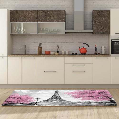 Tapete de cocina elegante de la Torre Eiffel francesa para el hogar 3