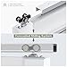 EaseLife 6FT/72in Sliding Pocket Door Hardware Kit,Commercial Grade,Aluminum Box Rail Kit,Slide Smoothly Quietly,Easy Install,No Door (68.75in Track for 24