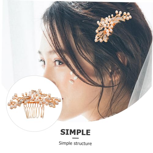 FRCOLOR pente lateral de strass pente de cabelo para mulheres tiara acessórios de cabelo feminino pe