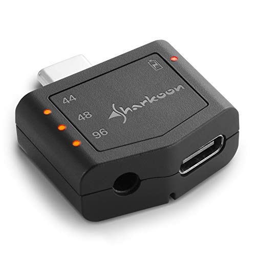 Sharkoon-Mobile-DAC-PD-Tarjeta-de-Sonido-Externa-USB-Tipo-C-con-funcion-de-Carga