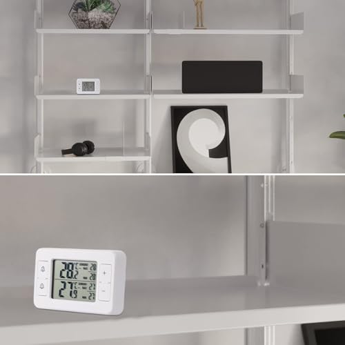 Freezer Temperature Measuring Tool - Wireless Temperature Sensor for Fridge | Kitchen Measure Instrument with Alarm for Dorm Apartment Indoor Outdoor