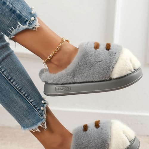 Cat Paw Slippers, Winter Warm Platform Cat Feet Slippers, Cute Fluffy Animal Cat Paw Slippers for Women 5