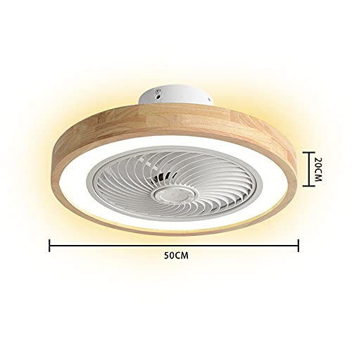 Ventilatore da Soffitto in Legno con Illuminazione...
