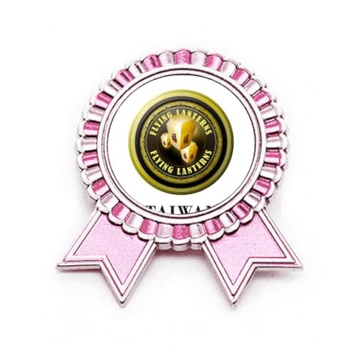 Broche logo Taiwan Flying S Rose : sublimez votre costume au quotidien