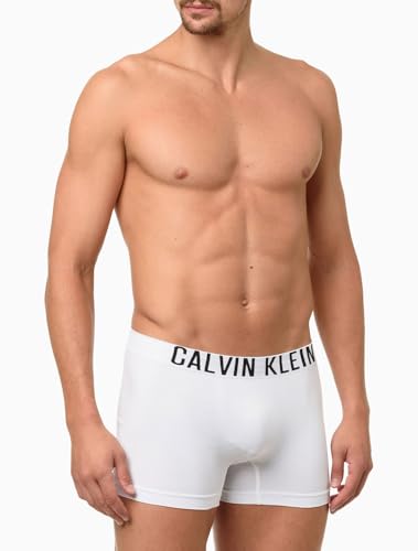 Cueca Masculina Trunk Intense Power Seamless Calvin Klein Underwear - Branco Cueca Masculina Trunk I