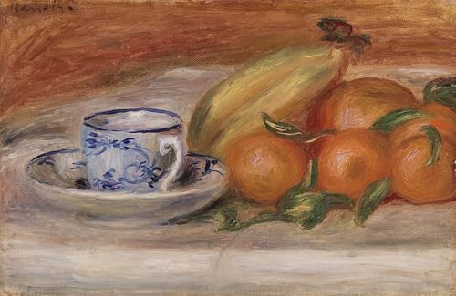 Affiche Oranges Bananes Renoir pour créer une ambiance chaleureuse dans votre salon