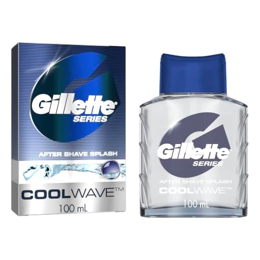 Gillette Series After Shave Splash for Men, Refresh and Moisturize, Cool Wave Scent, 3.3 fl oz, 100 ml
