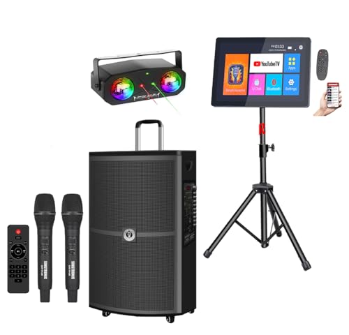 SINGTRONIC 1500W All-in-One Professional Karaoke System | Free 50,000 Songs + YouTube, Bluetooth,...