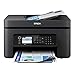 Epson Workforce WF-2850 All-in-One Wireless Color Inkjet Printer, Black - Print Scan Copy Fax - 10 ppm, 5760 x 1440 dpi, 8.5 x 14, Auto 2-Sided Printing, 30-Sheet ADF, Voice-Activated, DAODYANG