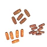 4,5 mm und 6 mm großen Lochdurchmesser Design, einfach auf das Haar oder Schnur zusammen mit dem Seil zu string.
