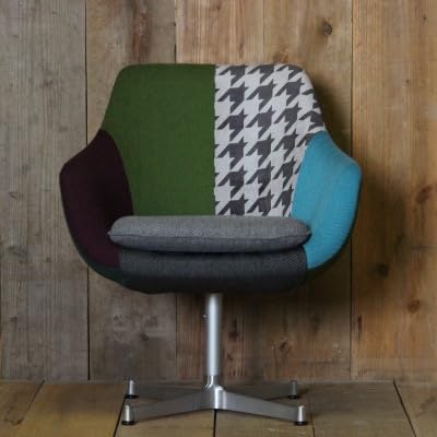 Cosmic Chair (コスミックチェア) シルバーX脚 モザイククレイジーパターン(SWOF)