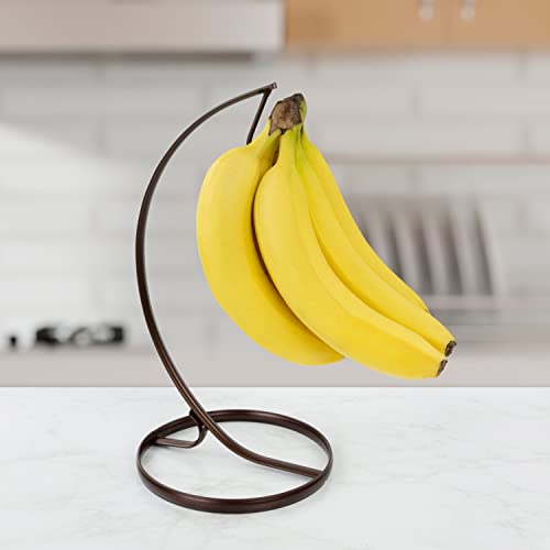 Spectrum Diversified Ashley Hanger Produce Saver Banana Holder & Kitchen Décor, Kitchen Countertop Fruit Tree & Hanging Fresh Food Storage, Bronze #TOP4