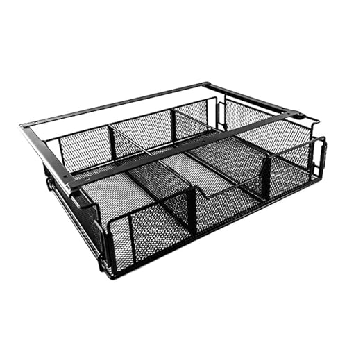 Tiroir de bureau à visser avec boîte rangement cachée grande capacité - 6