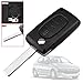 OcioDual Carcasa Llave Mando de 3 Botones Maletero CE0536 HU83 para Peugeot 206 207 306 307 308 407 607 806, Citroen C2 C3 C4