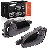 A-Premium Inside Interior Door Handles Compatible with Nissan Quest & Mercury Villager, 1999 2000 2001 2002, All Brown, 2-PC Set, Front Driver and Passenger Side