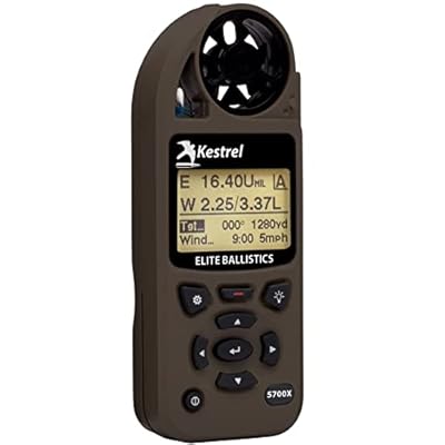 Kestrel Ballistics 5700X Elite Weather Meter with Applied Ballistics, Berry Compliant, Flat Dark Earth