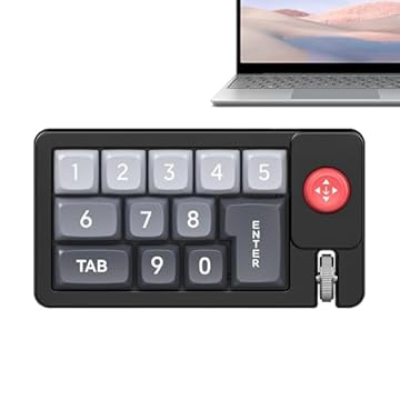 Generico Mechanische Tastatur | Mechanische Bearbeitungstastatur - Einhand Mit Joystick Hot-Swappable Für Schreiben PC-Spiele Setup