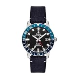 Zodiac メンズ SEA WOLF スイス メカニカル オートマティック GMT ステンレススチールウォッチ、ZO9413