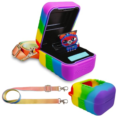 JCHPINE Silicone Cover Case for Bitzee Interactive Digital Pet and Case, Protective Skin Sleeve for Bitzee Virtual Electronic Pets Accessories (for Original 15 Animals) (Multicolor) by JCHPINE - Used condition - US$12.60