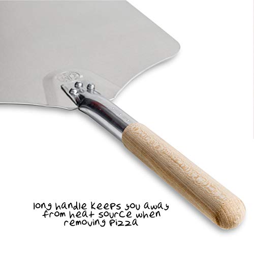 Honey-Can-Do 4435 Kitchen Supply 14-Inch X 16-Inch Aluminum Pizza Peel thumb #4