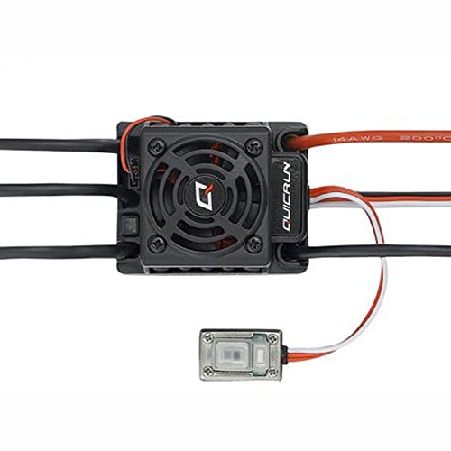 QuicRun WP 10BL60 Brushless Waterproof 60A ESC for 1/10 RC Car Buggy Truck Monster Truggy Rock Crawler