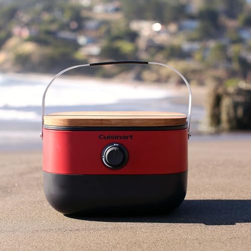 Cuisinart CGG-750 Portable, Venture Gas Grill, Red - Image 6
