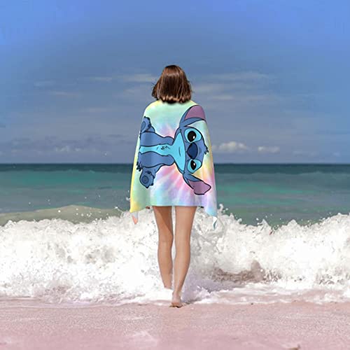 Cartoon Beach Towel Soft Bath Towel Microfiber Highly Absorbent Quick Dry Swim Pool Towel (31.5X51Inch) #TOP1