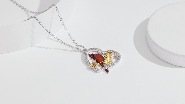 Collier de crâne de perle, collier de crâne d'argent sterling 925