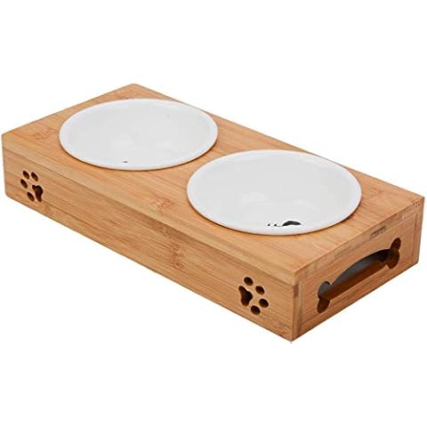 Legendog Cat Bowls,Anti-slip Multi-purpose Pet Feeding Bowl Cat Water Bowl Pet Bowl Cat Feeding Bowl (Ceramic Cat Bowls) Cover