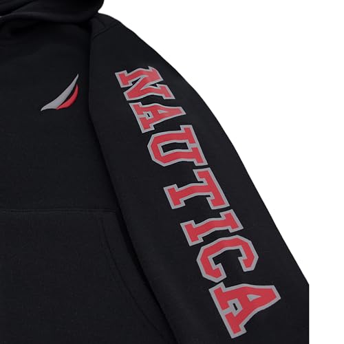 Nautica Boys' Long Sleeve Fleece Full Zip Hoodie, Comfortable, Relaxed Fit4