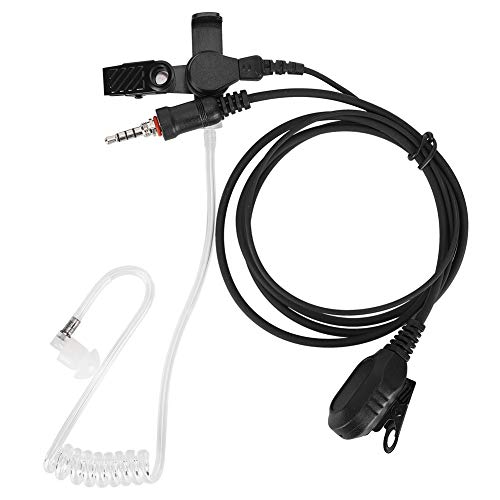 Fone de ouvido com tubo de ar acústico com tubo de ar IP54 à prova d'água para acampamento ao ar li