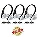 BLUPOND Swimming Nose Clips and Earplugs Mega Set of 3 Family Pack Pro Edition (Black)