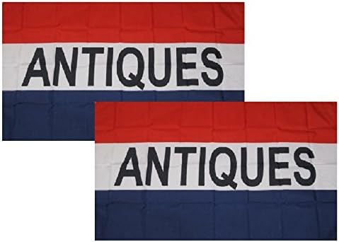 Home and Holiday Flags Antiques Flag Antique Store Banner Advertising Business Sign New 3x5 Set of 2