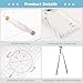 3 Pcs Basic Navigation Set, Including Marine Parallel Ruler, Nautical Protractor, and Navigation Fixed Point Divider, Marine Accessories with Clear Scales for Boat